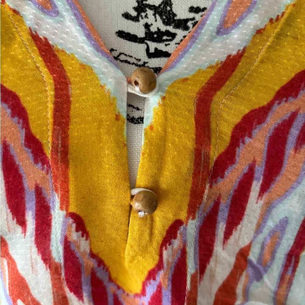 Hale Bob Boho Multi-Colored With Lace Long Sleeve… - image 4